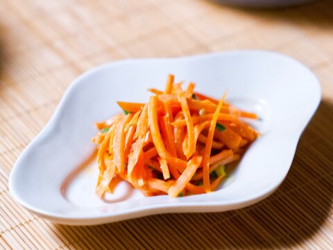 あると便利!❤️ごまみそ無限にんじん【和食・副菜】